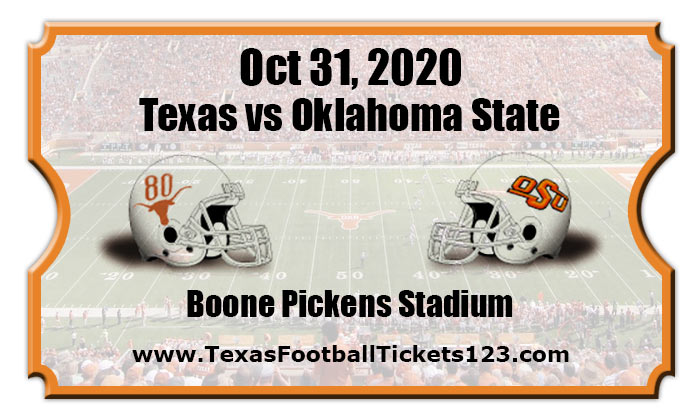 Texas Longhorns vs Oklahoma State Cowboys Football Tickets | 11/28/20