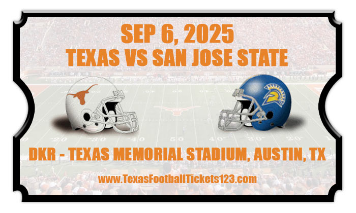 2025 Texas Vs San Jose State