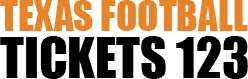 Texas Football Tickets 123 Logo